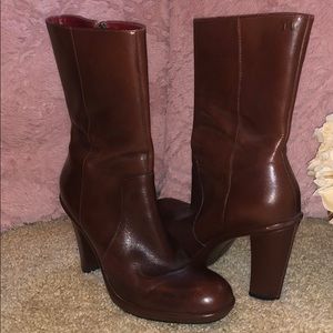 SALE 🍾 Tommy Hilfiger brown leather booties